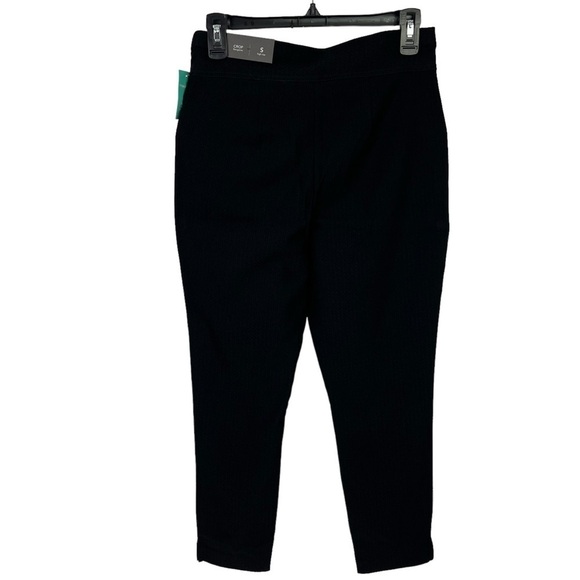 NWT Maurices Women’s Career Pull On Pants Sz Small Black High-Rise Crop Stretch - Picture 4 of 15